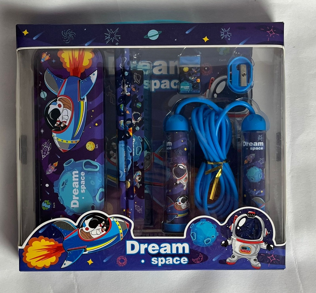 Kit De Papelería Con Estuche Metálico