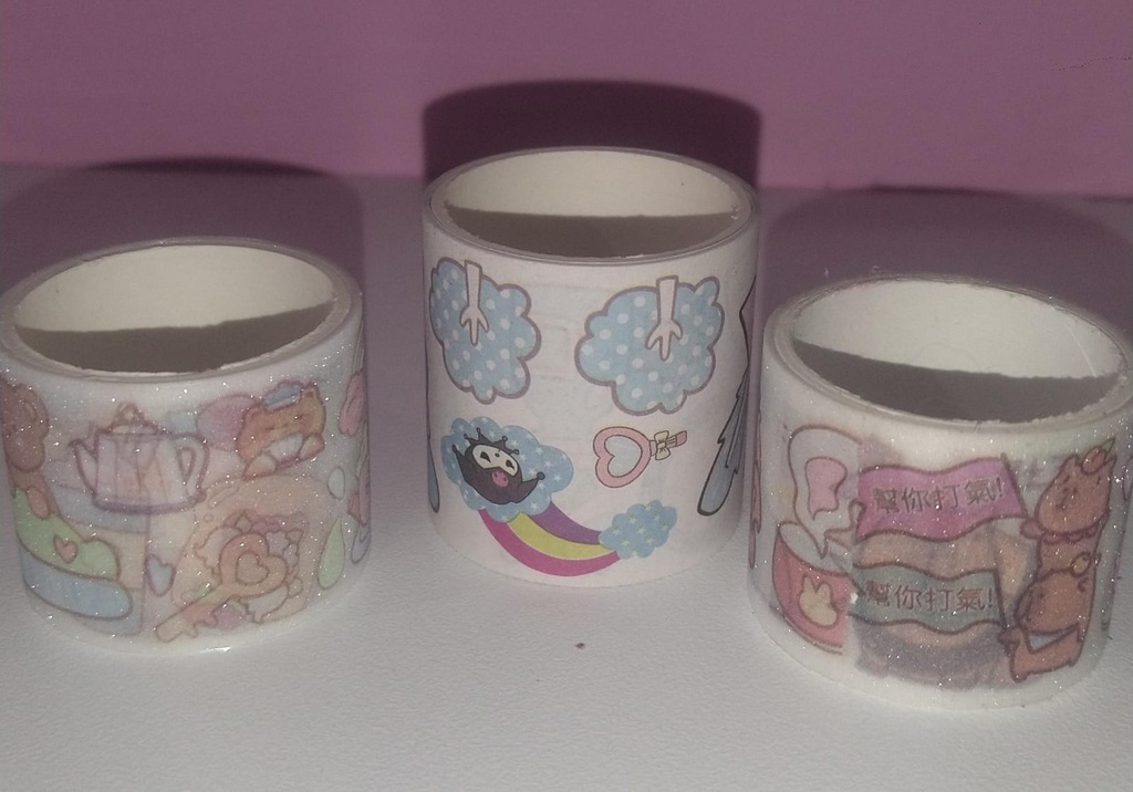 Cinta De Papel Con Dibujos Animados