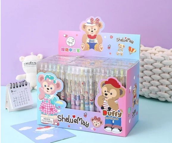 Bolígrafo de Gel de dibujos animados, 12 pza.