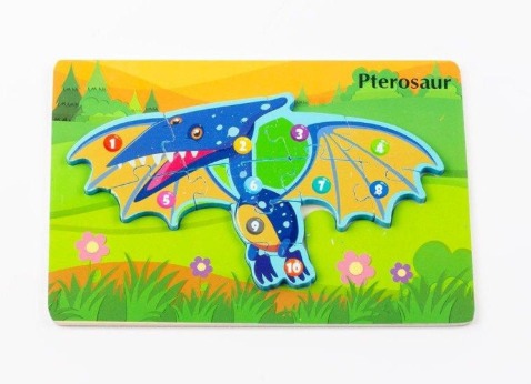 Rompecabeza De Madera Relieve Encastre 3d Didáctico 