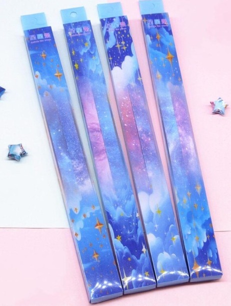 Tiras De Papel Origami De Estrellas