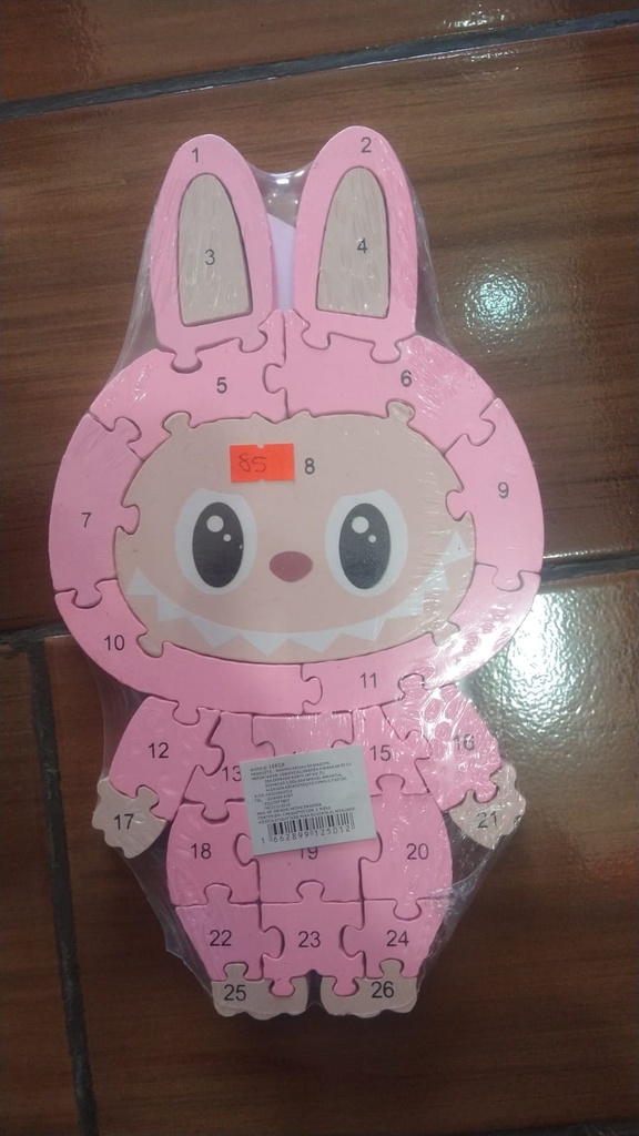 Rompecabezas Con Números Labubu 