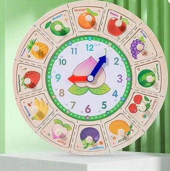 Reloj Didáctico Madera 