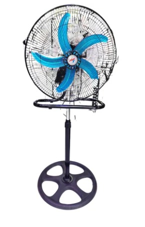 Ventiladores De Pedestal Oscilante Giro 360° 5 Aspas 18 "