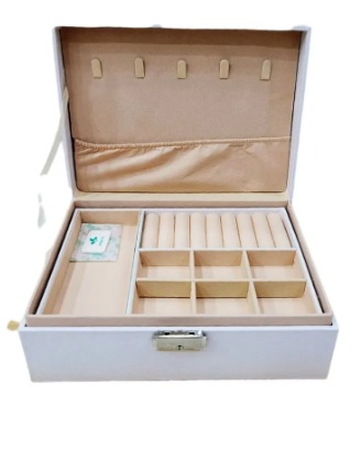 Maletín de viaje grande, organizador de joyas