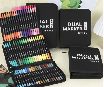 Plumones DUAL BRUSH 80 pza