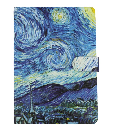 Libreta de Arte Premium Noche Estrellada Van Gogh