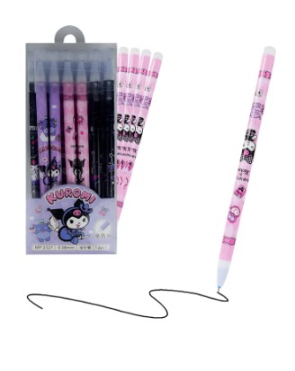 12 Plumas Punto Fino  Kuromi Colores