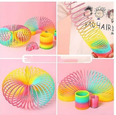 Resorte Espiral Arcoíris 