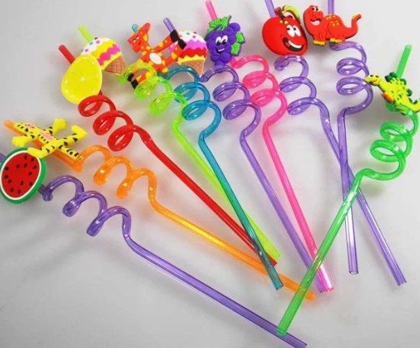 Popotes Reusables En Forma Espiral Y Figuras Decorativas