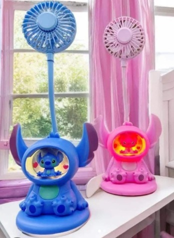 Ventilador De Stich y Lampara 