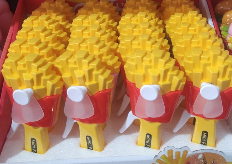 Mini Ventilador Manual Fast Food