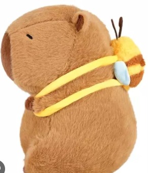 Peluche Capibara Mochila Abejita