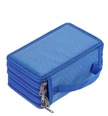 Lapicera Organizador Estuche 72 Lápices Colores Divisiones 