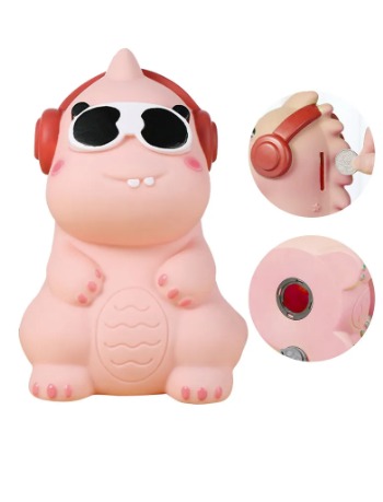 Alcancía Musical Con Diseño Dinosaurio 