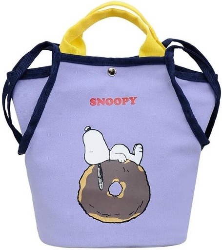Bolso de Mano Snoopy, Bolso de Mano, Bolso de Hombro, Lona, distintos colores