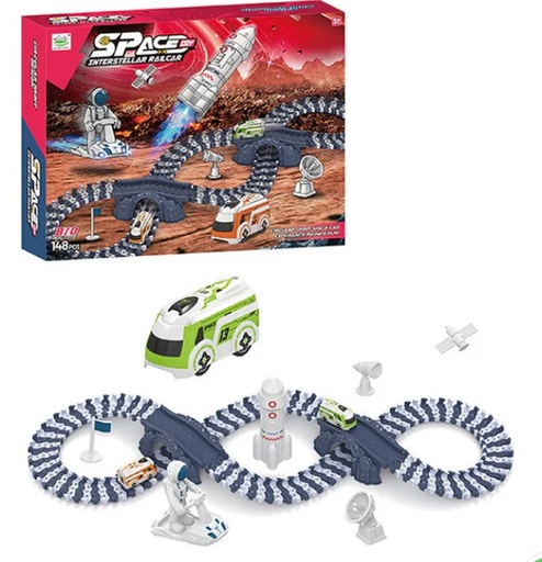 PISTA ESPACIAL FLEXIBLE 148 PCS.