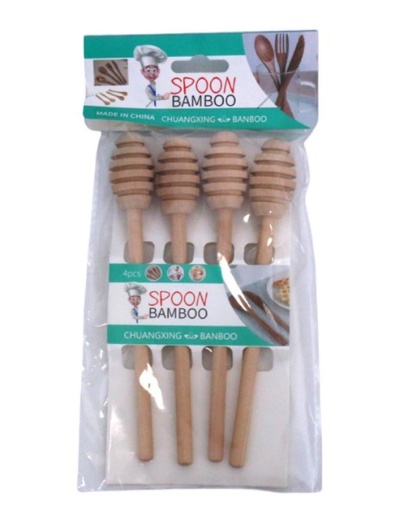 Cucharas Palitos Mieleras Madera