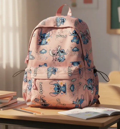Mochila Escolar Stitch