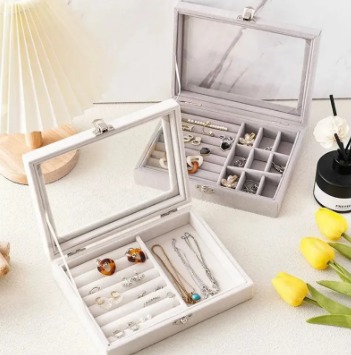 Joyero Elegante Para Aretes, Anillos 